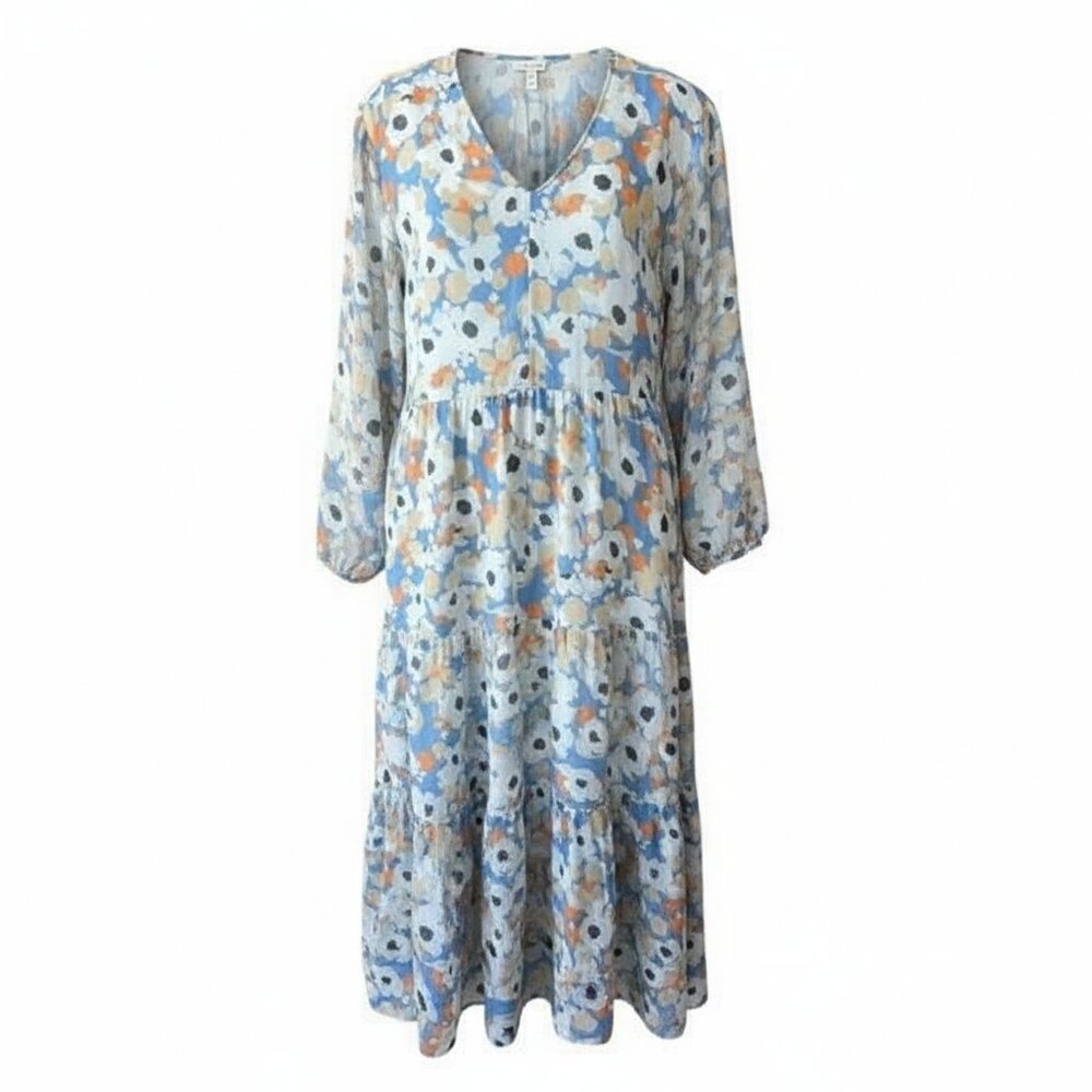 Joie Limited‎ Edition Floral Dress - Blue, Orange, White NWT